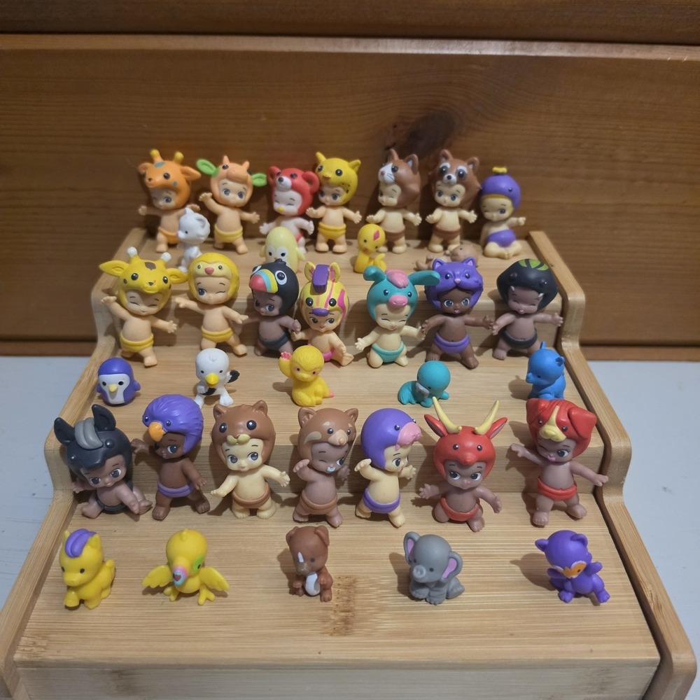 Vintage Twosies Bundle, 21 Babies & 13 Animals 34 Pieces Many Rares